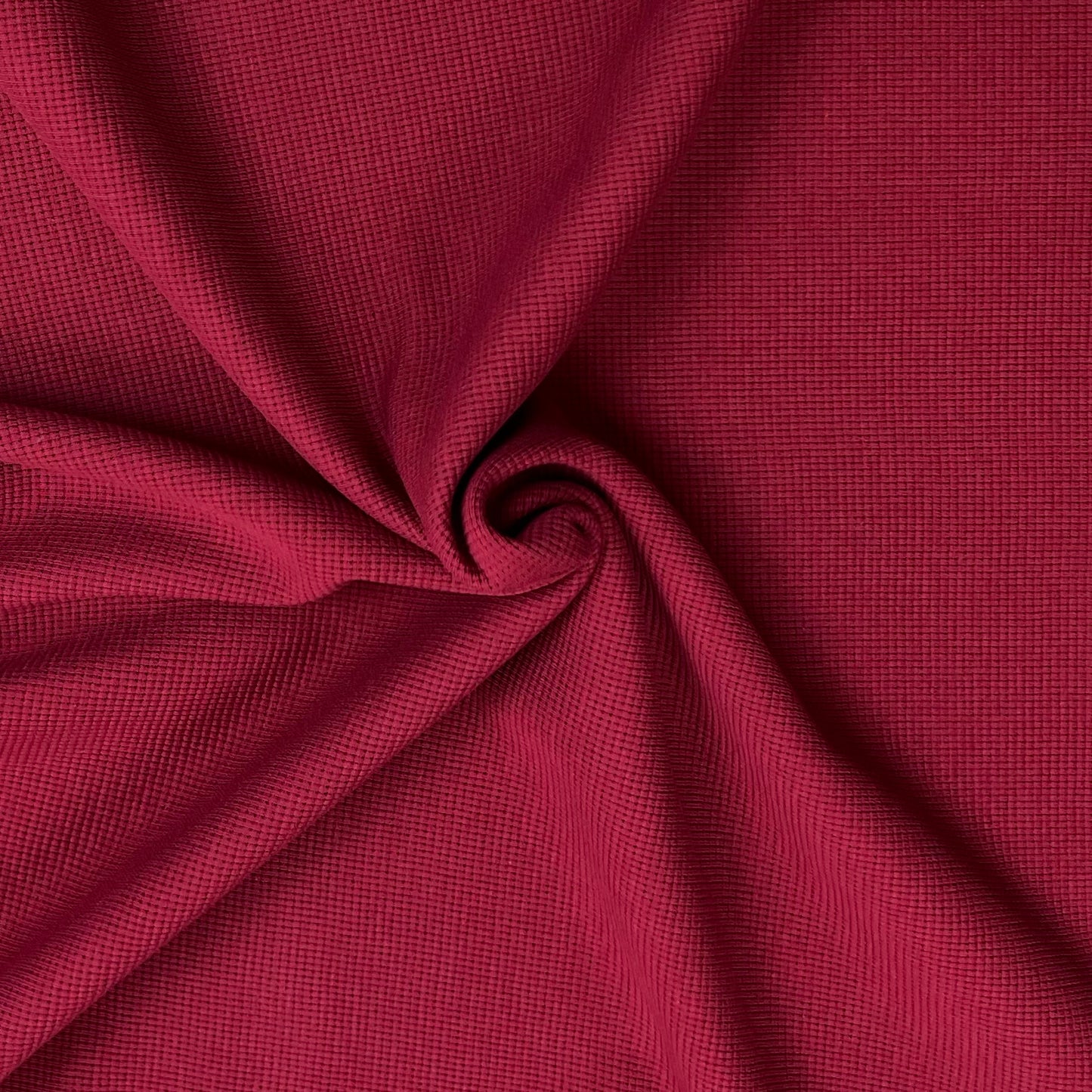 Waffeljersey Bordeaux