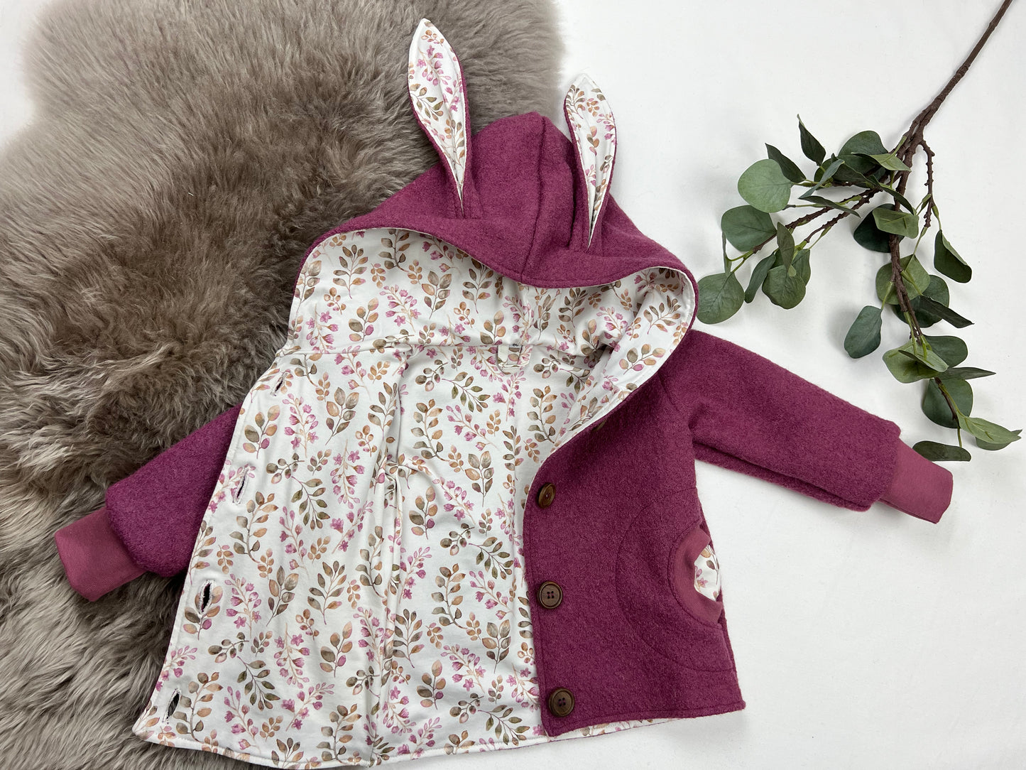 Wollwalkjacke Gr. 80