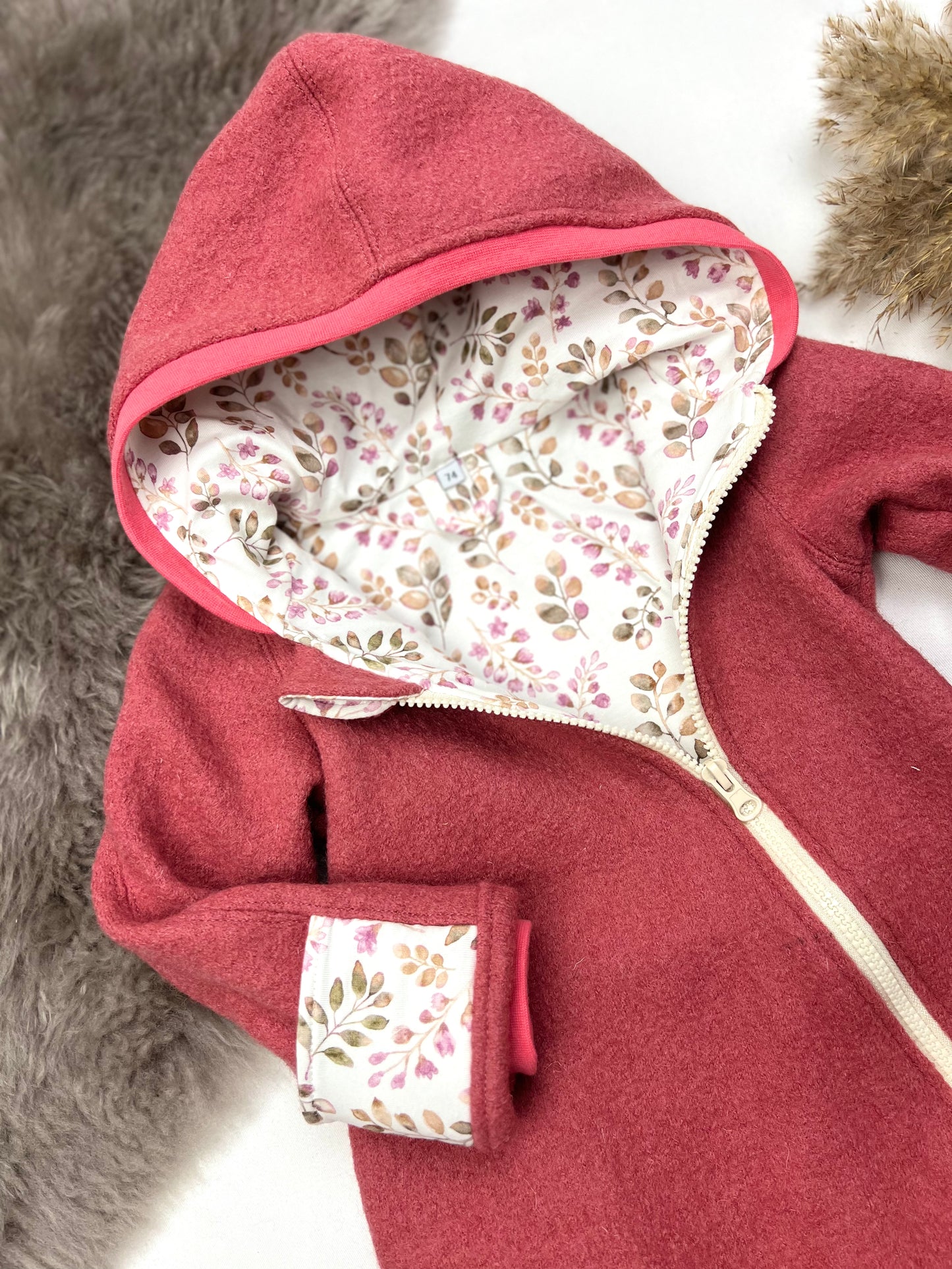 Wollwalkanzug Gr. 74