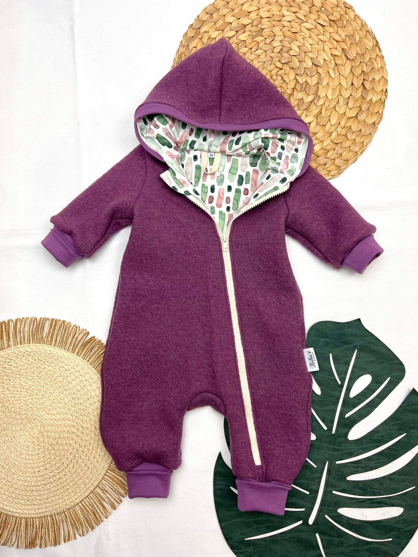 Wollwalkanzug Gr. 74