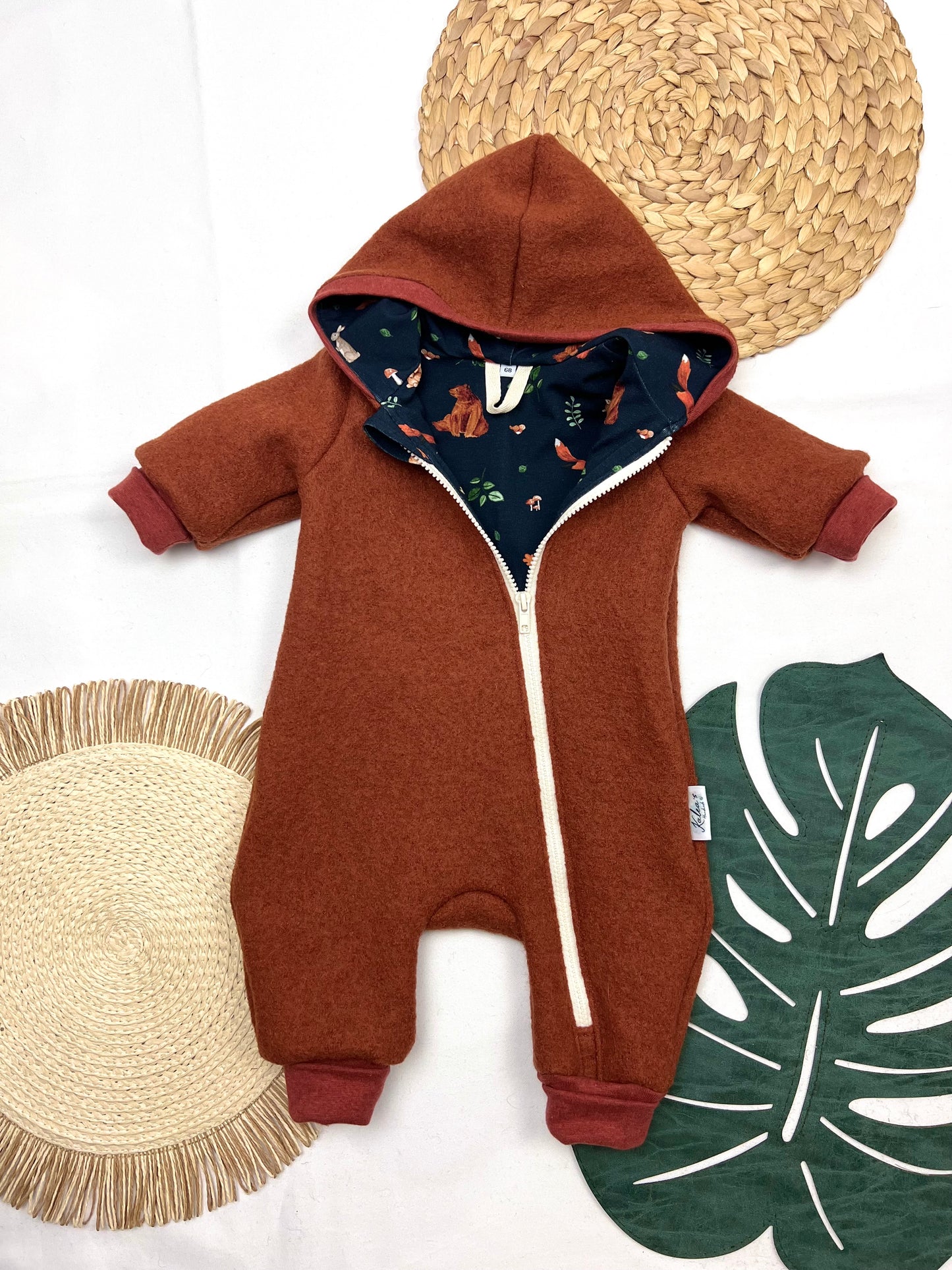 Wollwalkanzug Gr. 68